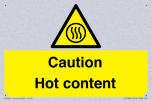 Caution Hot content